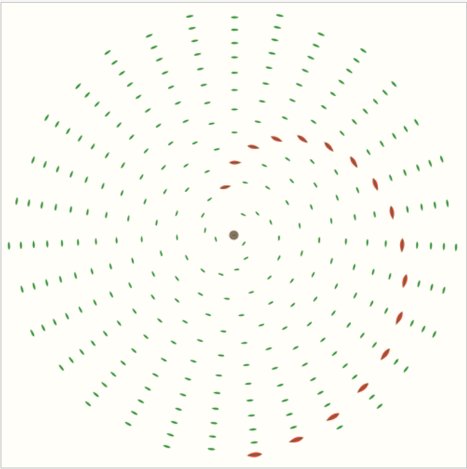 Primera espiral resaltada